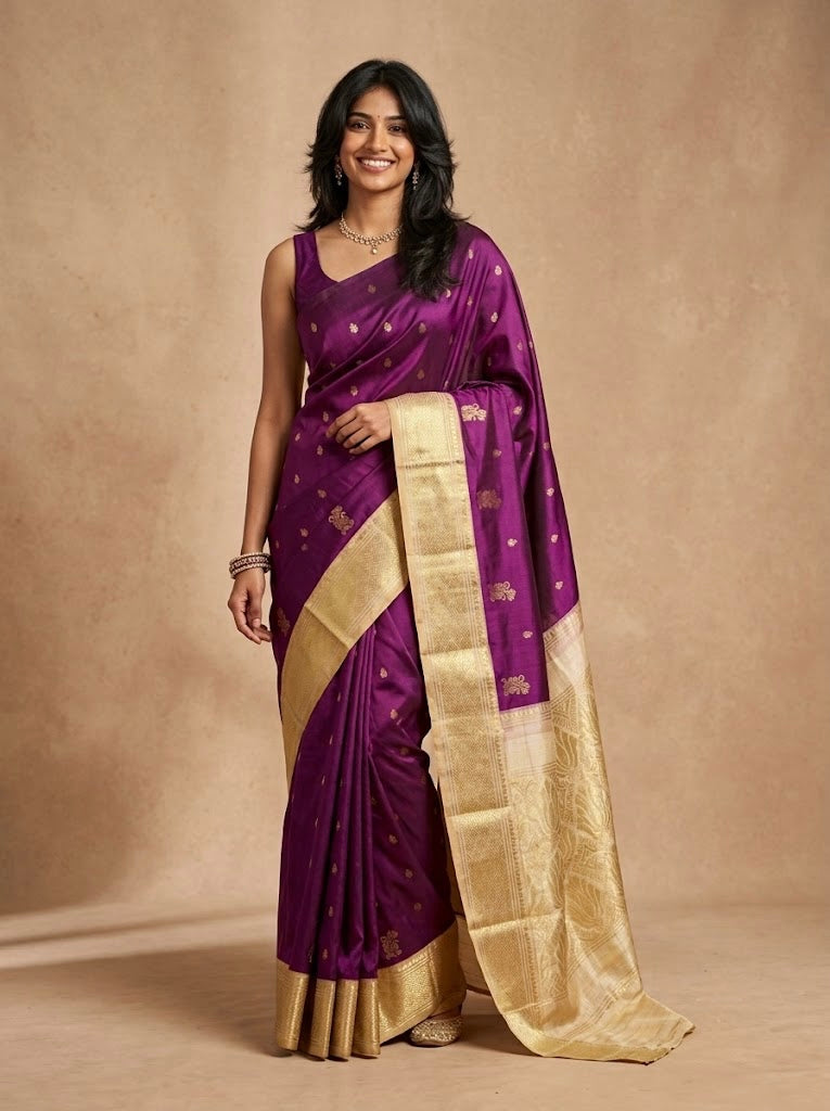 Kundhavai-Thirubuvanam Pure Handloom Silk Saree[Silk Mark Certified]