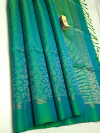 Saheei-Pure Handloom Double-Warp Soft Silk Saree[Silk Mark Certified ]