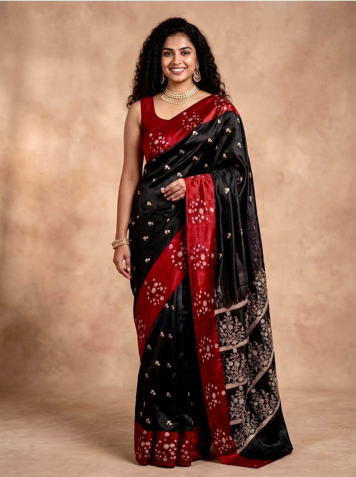 Kamatchi-Banarasi Mashru Mina Pure Silk