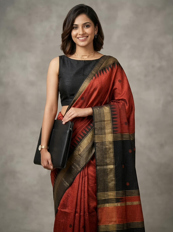 Sejal-Pure Raw Silk (Silkmark Certified)
