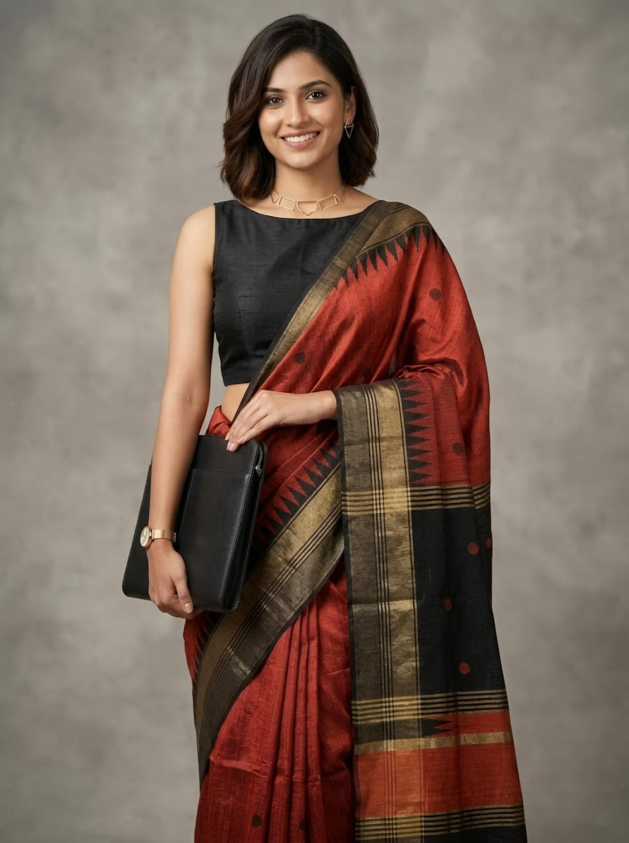 Sejal-Pure Raw Silk (Silkmark Certified)