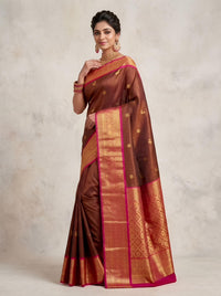 Amirdha-Thirubuvanam Pure Handloom Silk Saree[Silk Mark Certified]