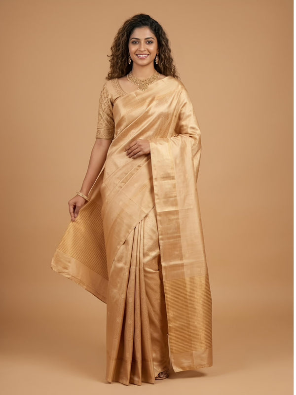 Roja -Pure Handloom  Double Warp Soft Silk Saree[Silk Mark Certified]