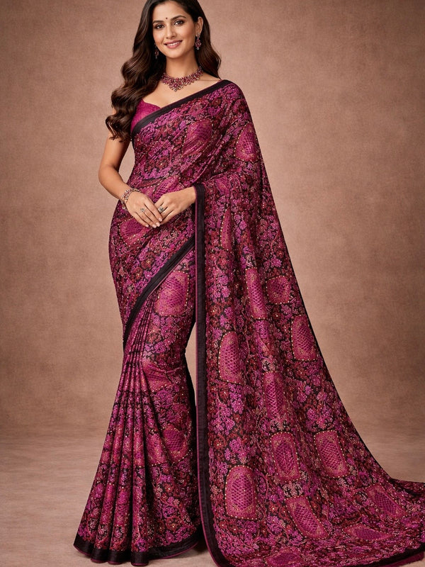 Ahalya-Semi Tussar Chikankari Cutwork Saree