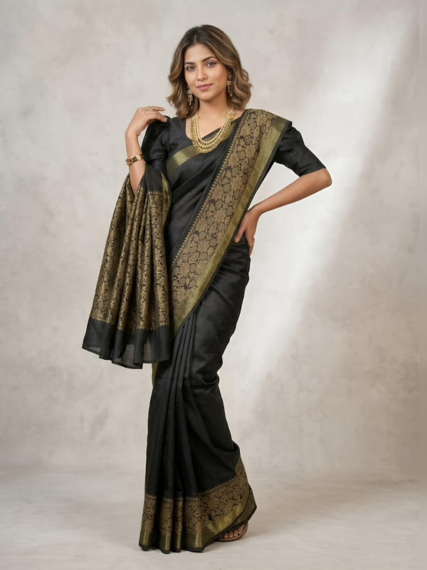 Thangamayil -Pure Raw Silk (Silkmark Certified)