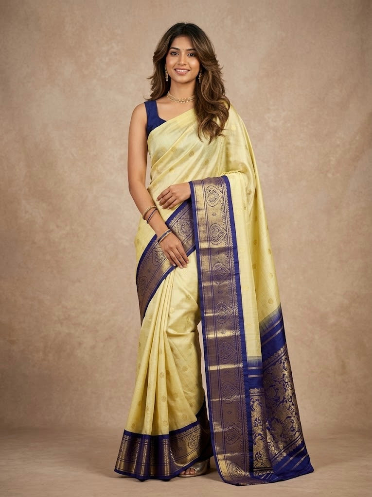 Guhali -Thirubuvanam Pure Handloom Silk Saree[Silk Mark Certified]