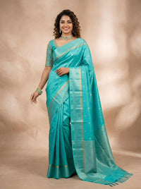 Parasakti -Pure Handloom  Double Warp Soft Silk Saree[Silk Mark Certified]
