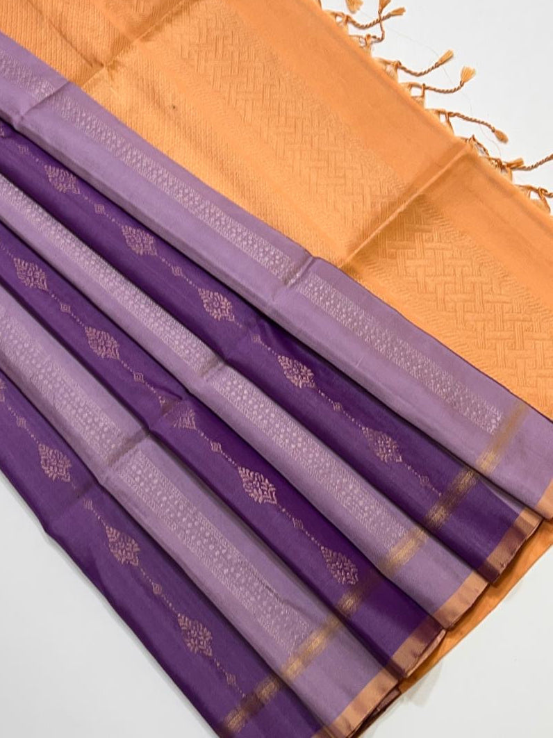 Beena-Pure Handloom Double-Warp Soft silk Sarees[Silk Mark Certified]