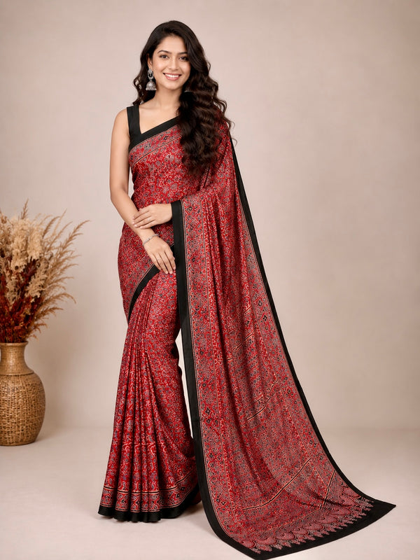Harsha -  Pure Modal Ajrakh Print