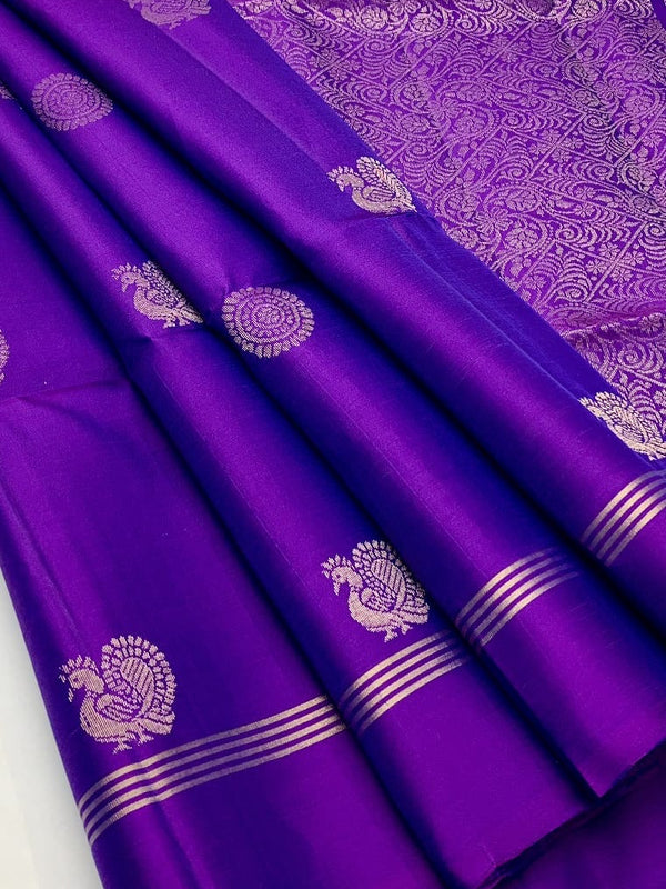 Shrudha-Pure Handloom  Double Warp Soft Silk Saree[Silk Mark Certified]