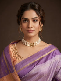 Beena-Pure Handloom Double-Warp Soft silk Sarees[Silk Mark Certified]