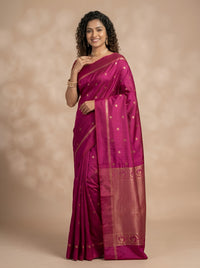 Jesintha-Pure Handloom  Double Warp Soft Silk Saree[Silk Mark Certified]