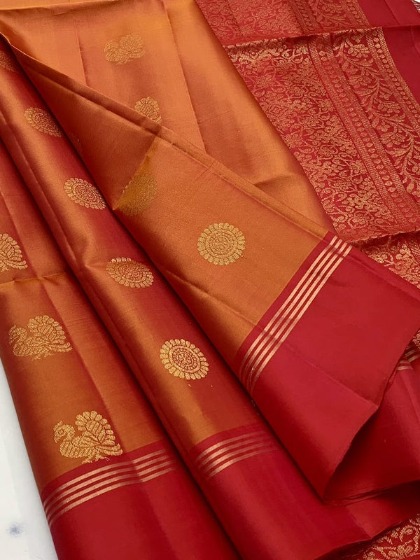 Rosa -Pure Handloom  Double Warp Soft Silk Saree[Silk Mark Certified]