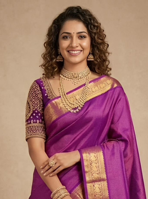 Arbita -Thirubuvanam Pure Handloom Silk Saree[Silk Mark Certified]