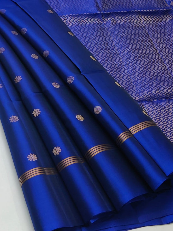 Jameela -Pure Handloom  Double Warp Soft Silk Saree[Silk Mark Certified]