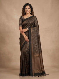 Rajathi -Pure Handloom Double-Warp Soft Silk Saree[Silk Mark Certified]