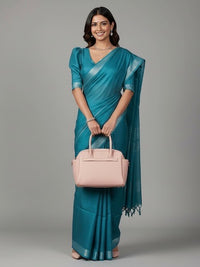 Aadhya Semi-Linen Saree - Thugil
