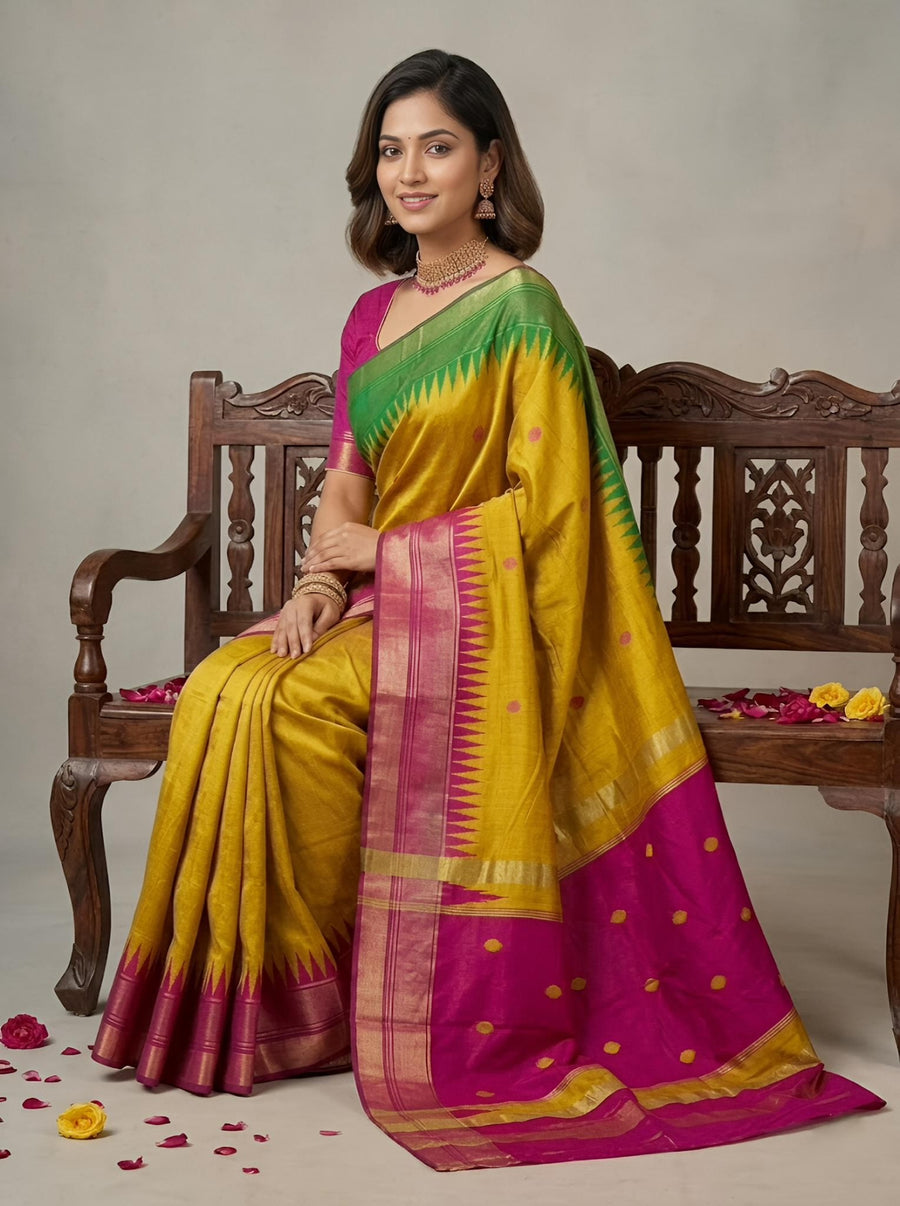 Theenal-Pure Raw Silk (Silkmark Certified)