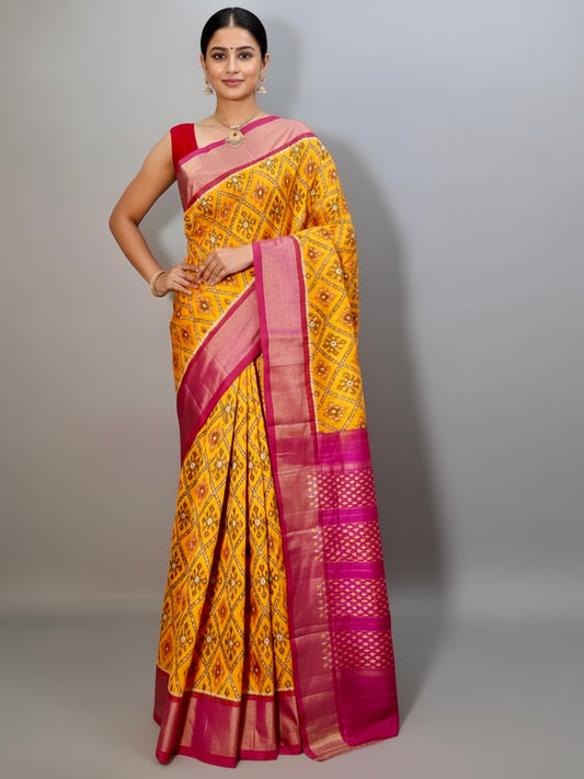 Abirami – Pure Ikkat Silk Saree