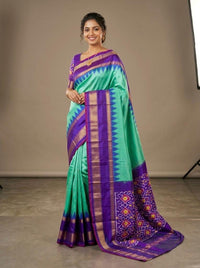 Ankita – Pochampally Double Ikkat Pure Silk Saree (Silk Mark Certified)