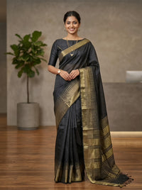 Oviya-Pure Raw Silk (Silkmark Certified)