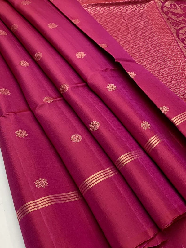 Jesintha-Pure Handloom  Double Warp Soft Silk Saree[Silk Mark Certified]