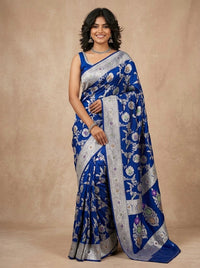 Sumantha -Banarasi Mashru Mina Pure Silk