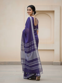 Dhwani Semi-Linen Saree - Thugil
