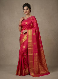 Heera-Thirubuvanam Pure Handloom Silk Saree[Silk Mark Certified]