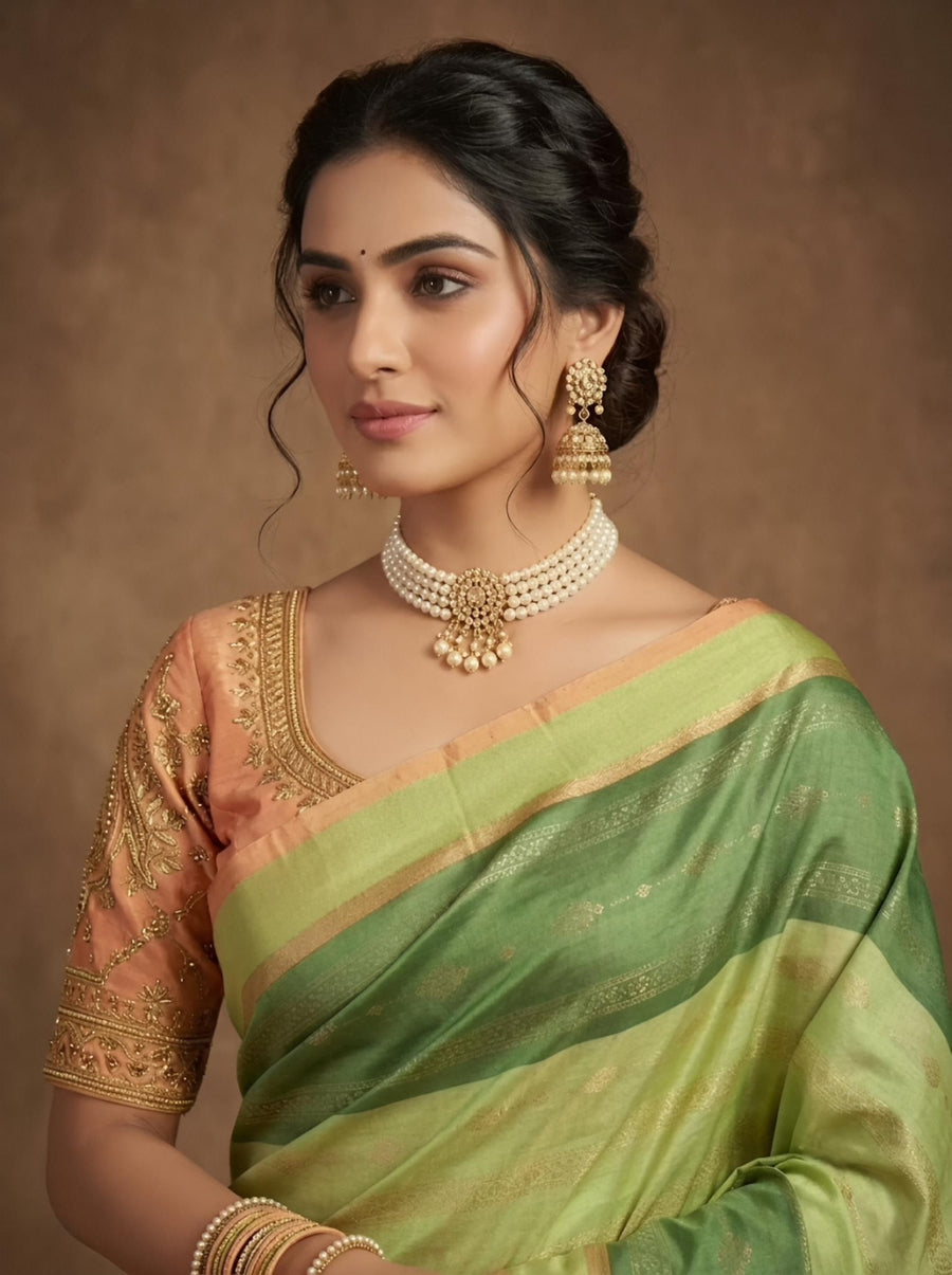 Buela-Pure Handloom Double-Warp Soft silk Sarees[Silk Mark Certified]