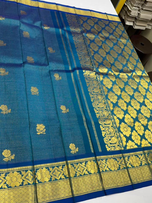 Adhiya-Thirubuvanam Pure Handloom Silk Saree[Silk Mark Certified]
