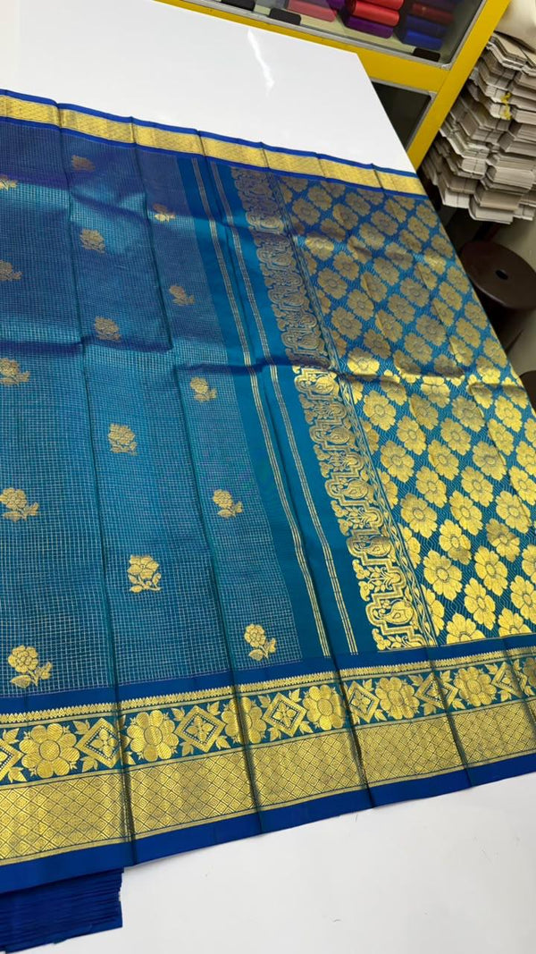 Adhiya-Thirubuvanam Pure Handloom Silk Saree[Silk Mark Certified]