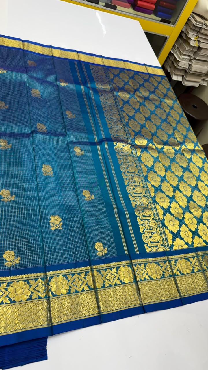 Adhiya-Thirubuvanam Pure Handloom Silk Saree[Silk Mark Certified]