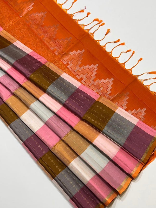 Booma -Pure Handloom Double-Warp Soft silk Sarees[Silk Mark Certified]