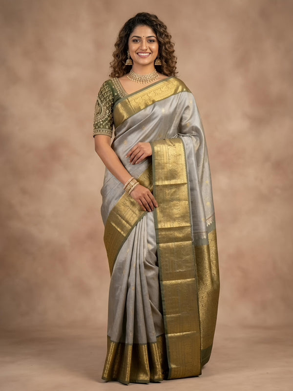 Deera-Thirubuvanam Pure Handloom Silk Saree[Silk Mark Certified]