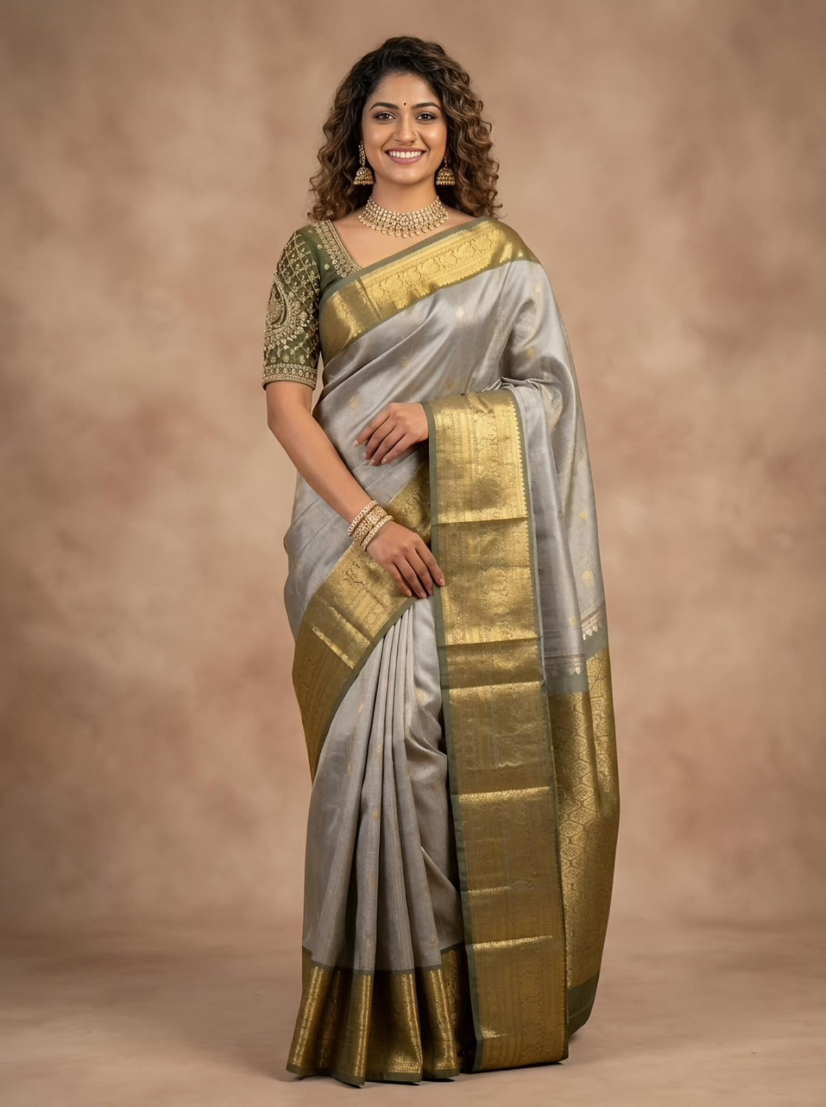 Deera-Thirubuvanam Pure Handloom Silk Saree[Silk Mark Certified]