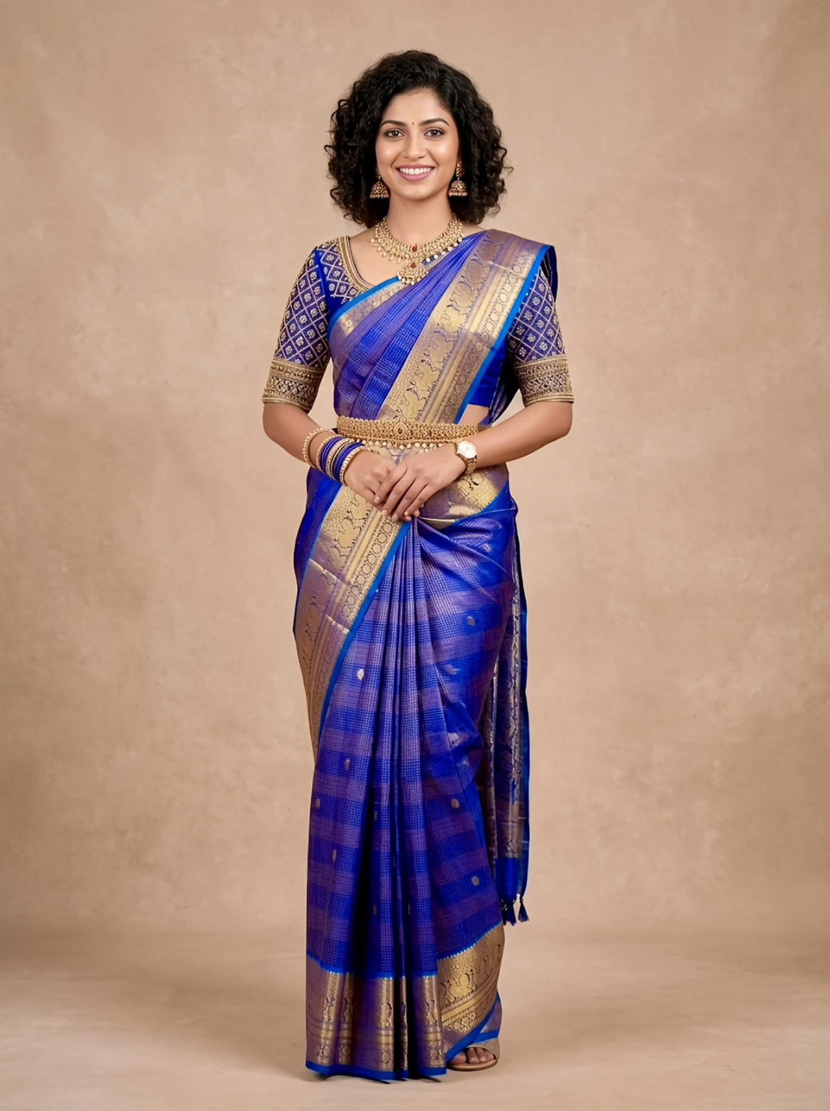 Amisha-Thirubuvanam Pure Handloom Silk Saree[Silk Mark Certified]