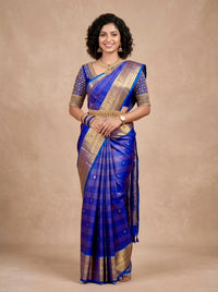 Amisha-Thirubuvanam Pure Handloom Silk Saree[Silk Mark Certified]