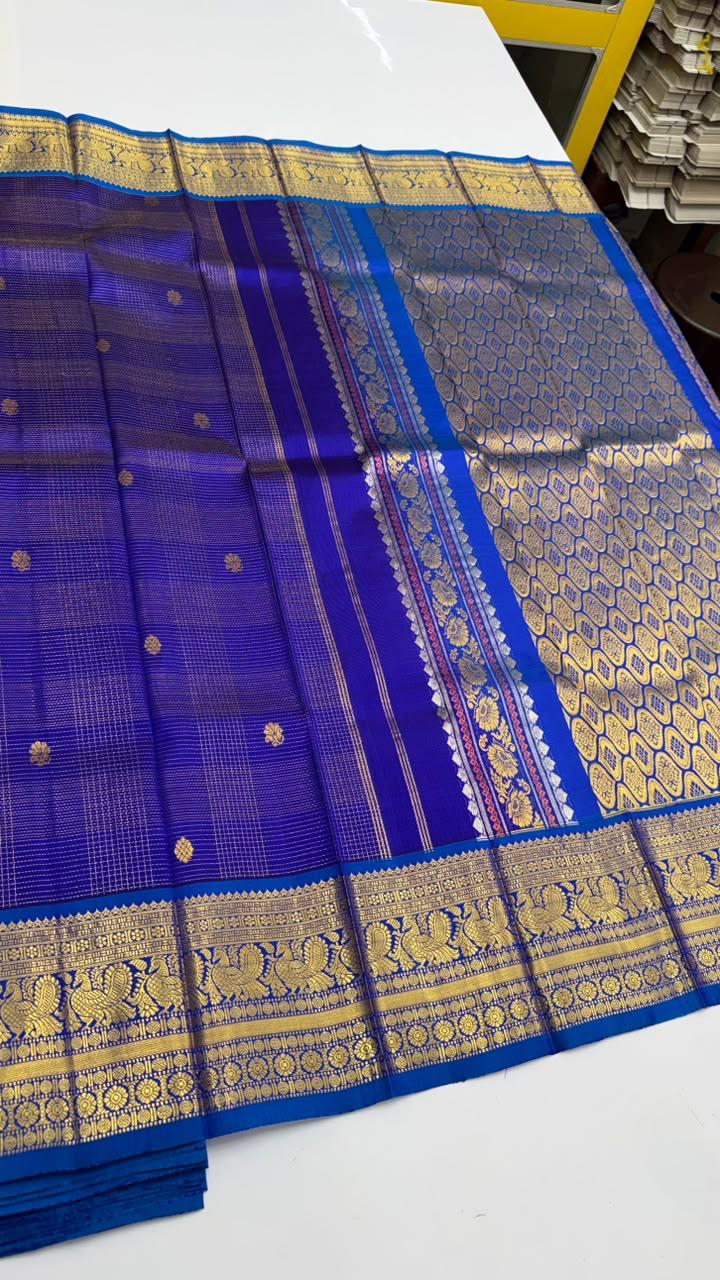 Amisha-Thirubuvanam Pure Handloom Silk Saree[Silk Mark Certified]