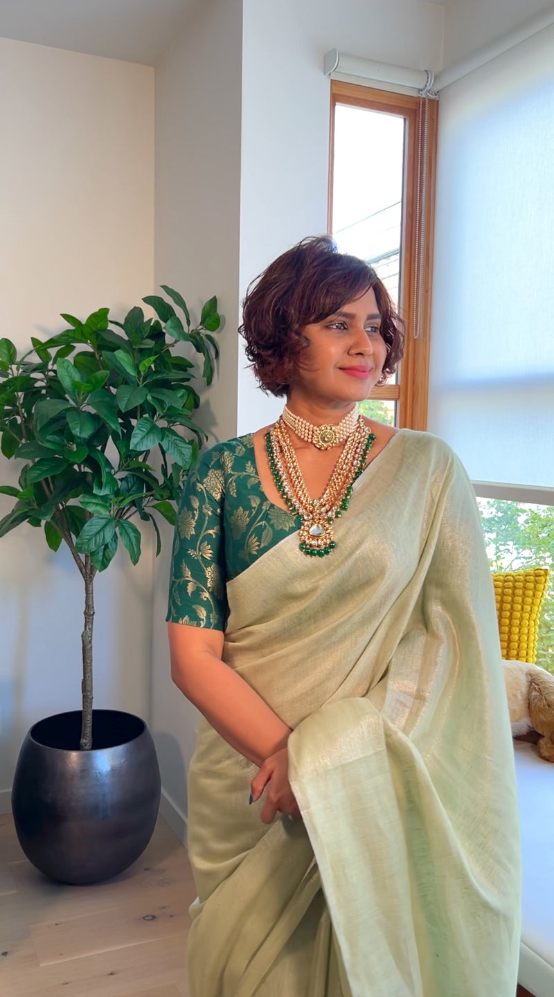 Tissue Linen - Pastel Green - Thugil