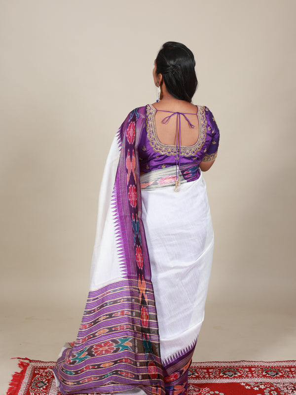 Pure Raw Silk Saree - Aaravi - Thugil