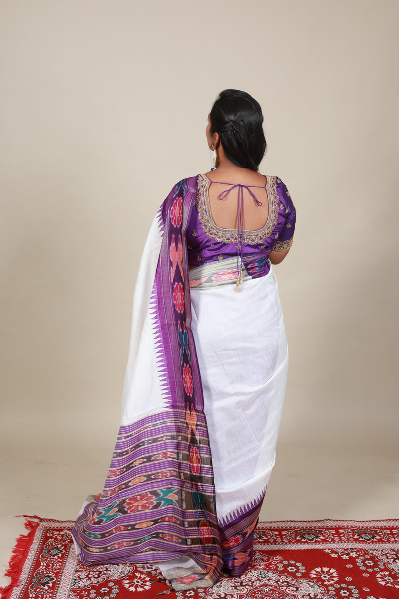 Pure Raw Silk Saree - Aaravi - Thugil