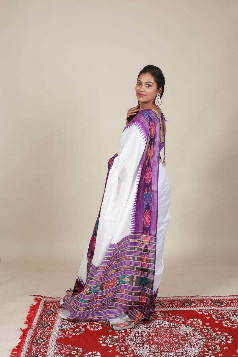 Pure Raw Silk Saree - Aaravi - Thugil