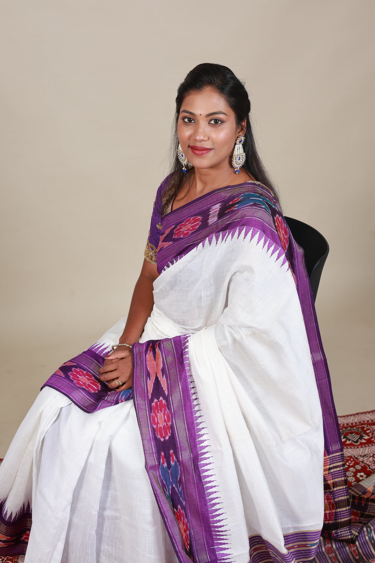 Pure Raw Silk Saree - Aaravi - Thugil