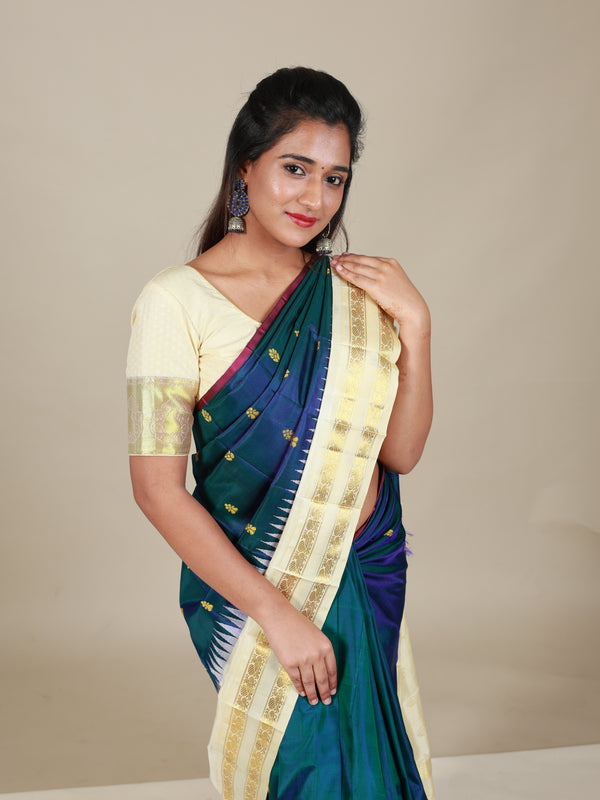 Pure Thirubuvanam Silk Saree - Thugil