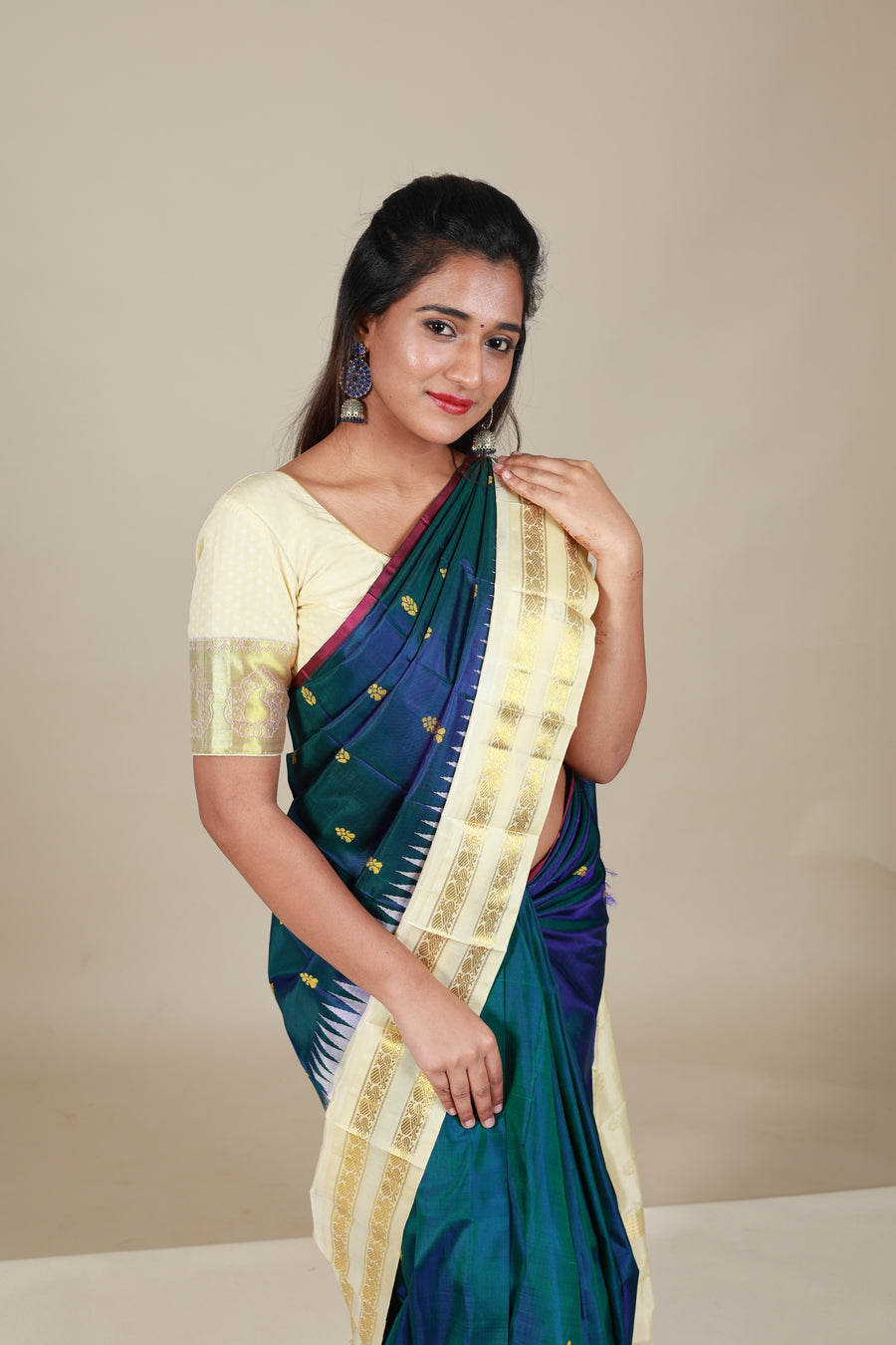 Pure Thirubuvanam Silk Saree - Thugil