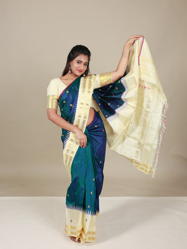 Pure Thirubuvanam Silk Saree - Thugil
