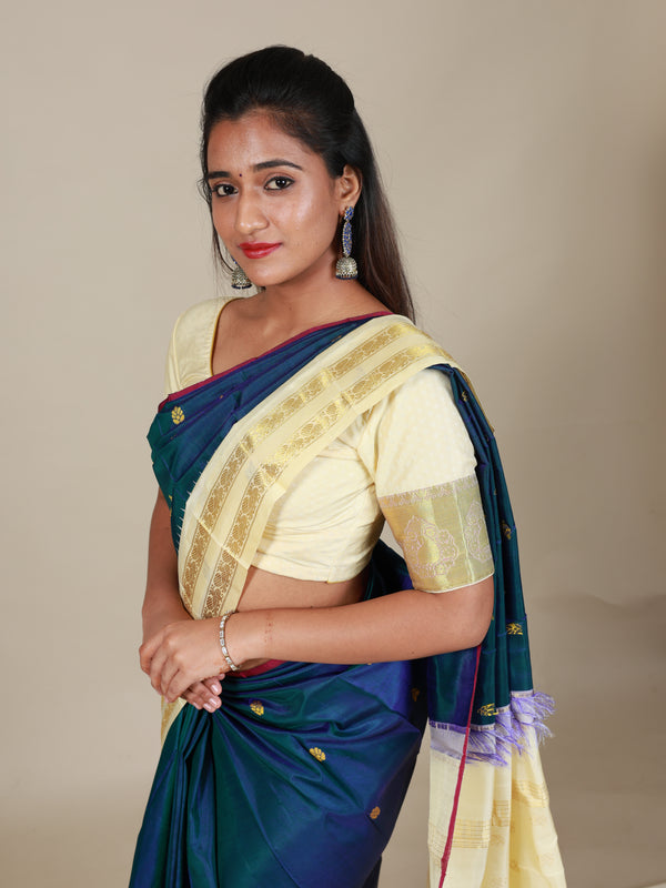 Pure Thirubuvanam Silk Saree - Thugil