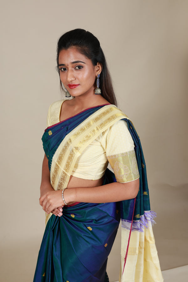 Pure Thirubuvanam Silk Saree - Thugil