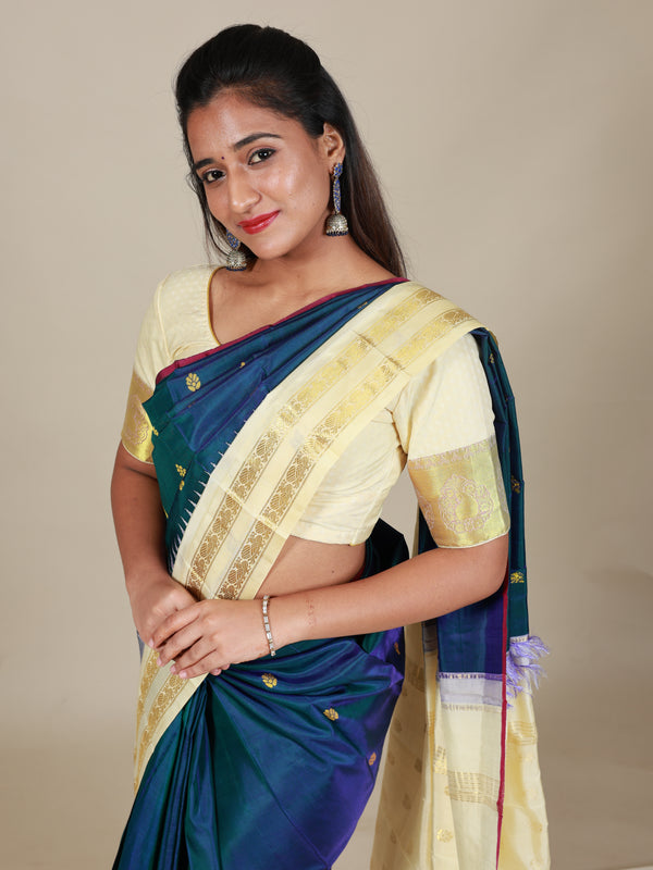 Pure Thirubuvanam Silk Saree - Thugil